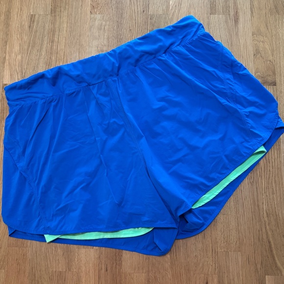 Fabletics 3X Blue Lined Athletic Elastic Waist Pull On Shorts - Picture 1 of 7